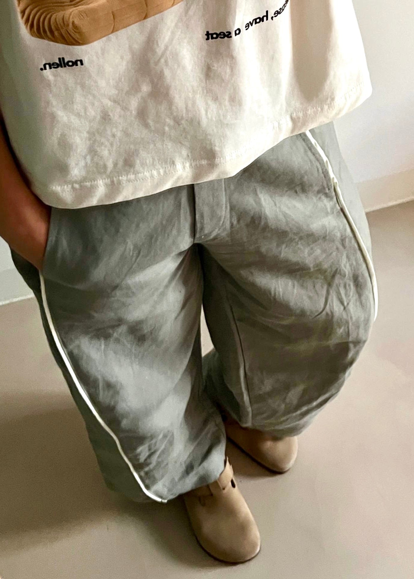 Pantalones Globo Caqui