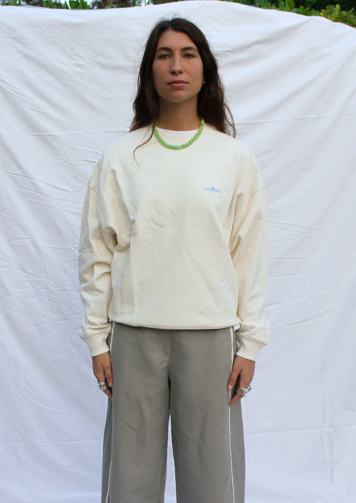 Sudadera Crema
