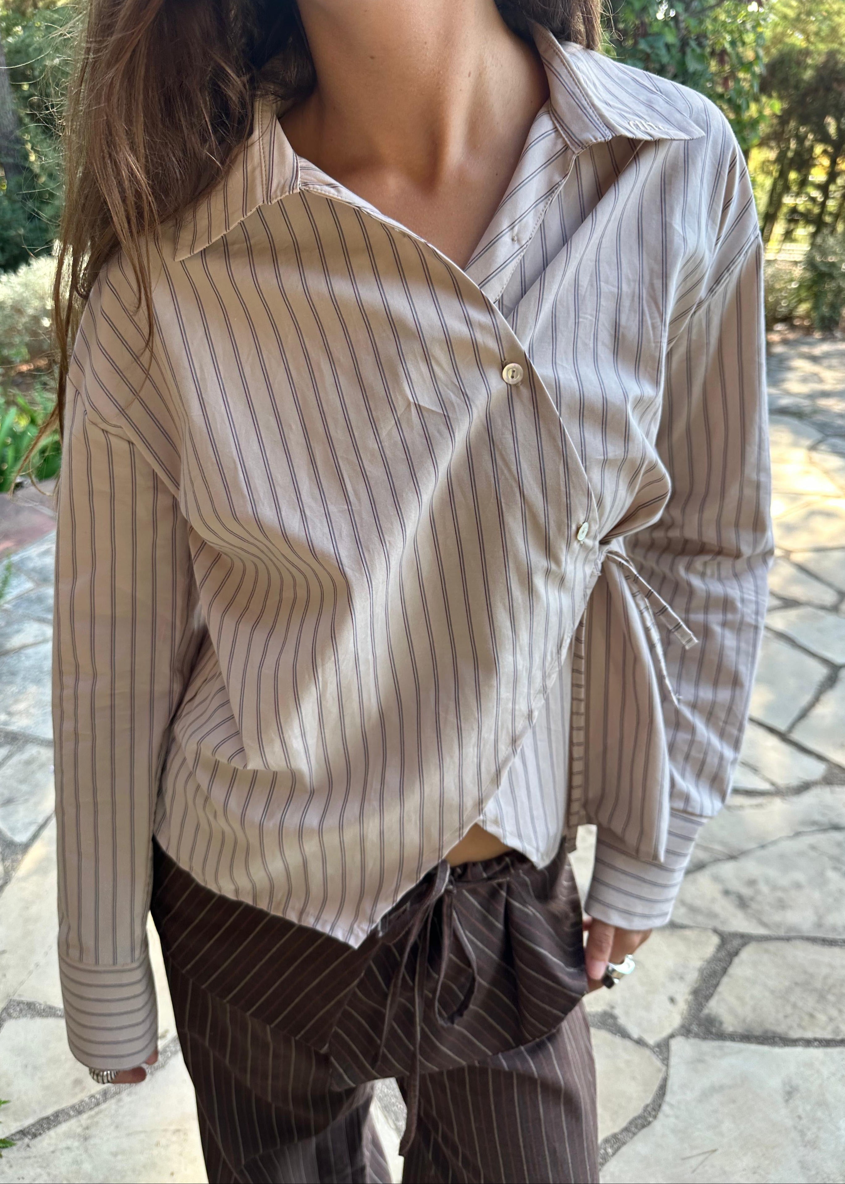 Tokyo asymmetrical shirt – nollen.