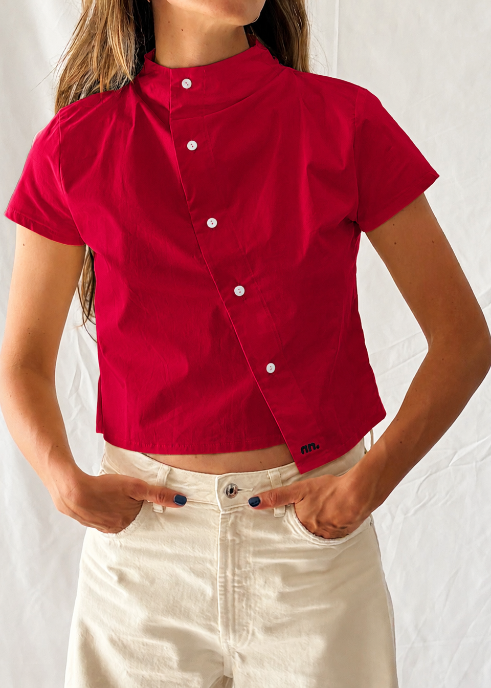 Blusa Sakura de manga corta