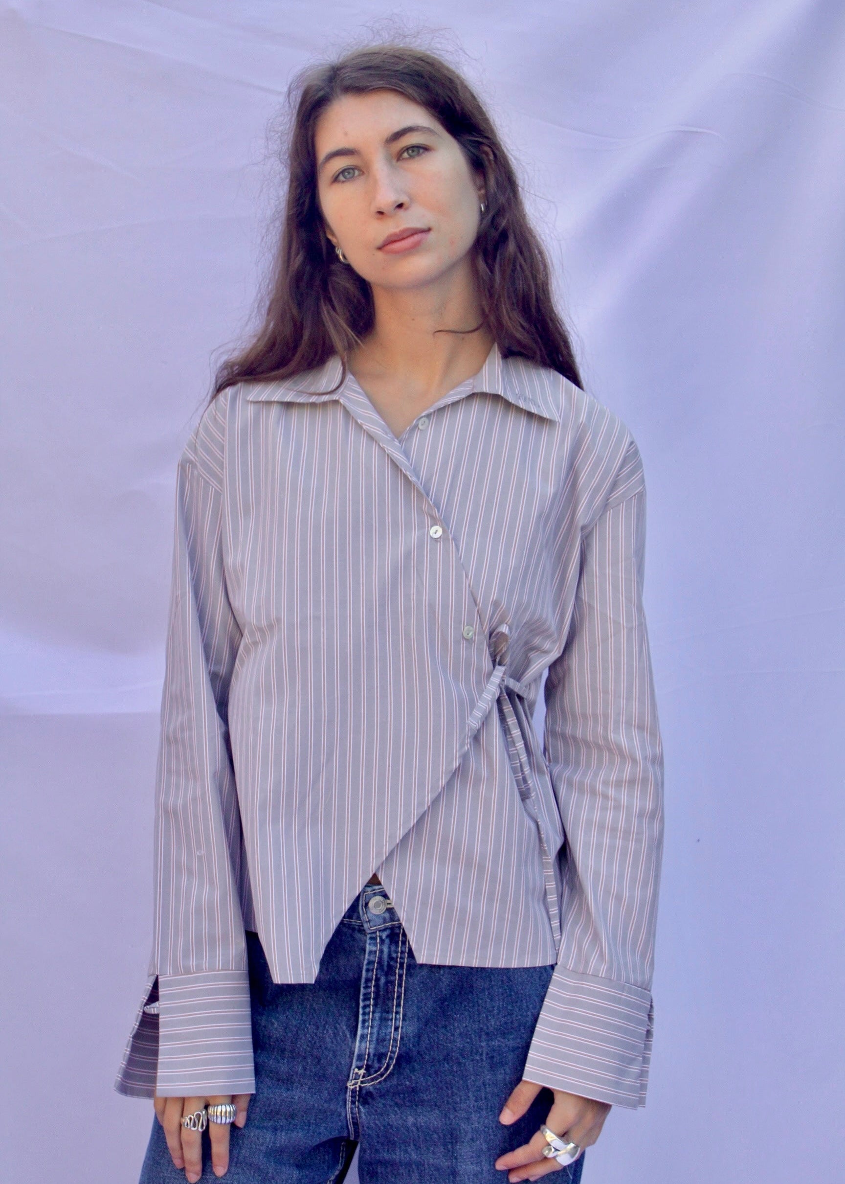 Tokyo asymmetrical shirt – nollen.