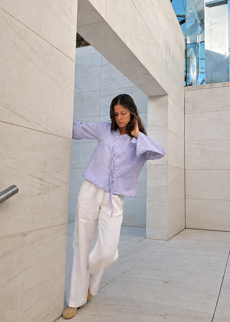 Blusa Magnolia con flecos