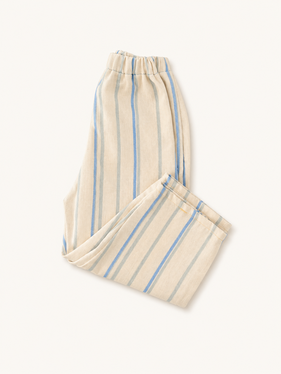 Pantalon niño o niña balloon amarillo a rayas