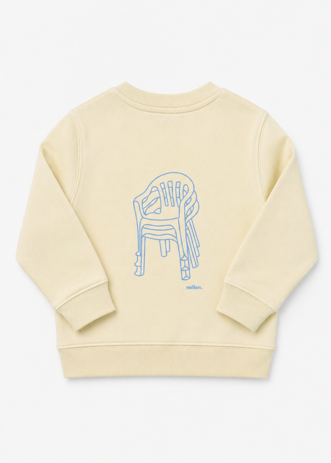 Sudadera amarilla de niño y niña la silla del verano