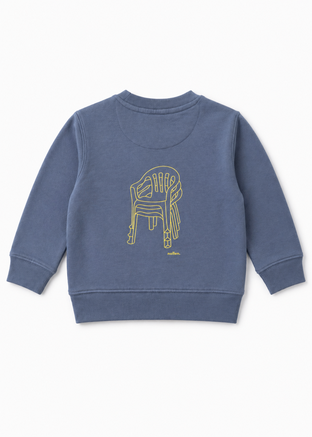 Sudadera azul de niño y niña la silla del verano