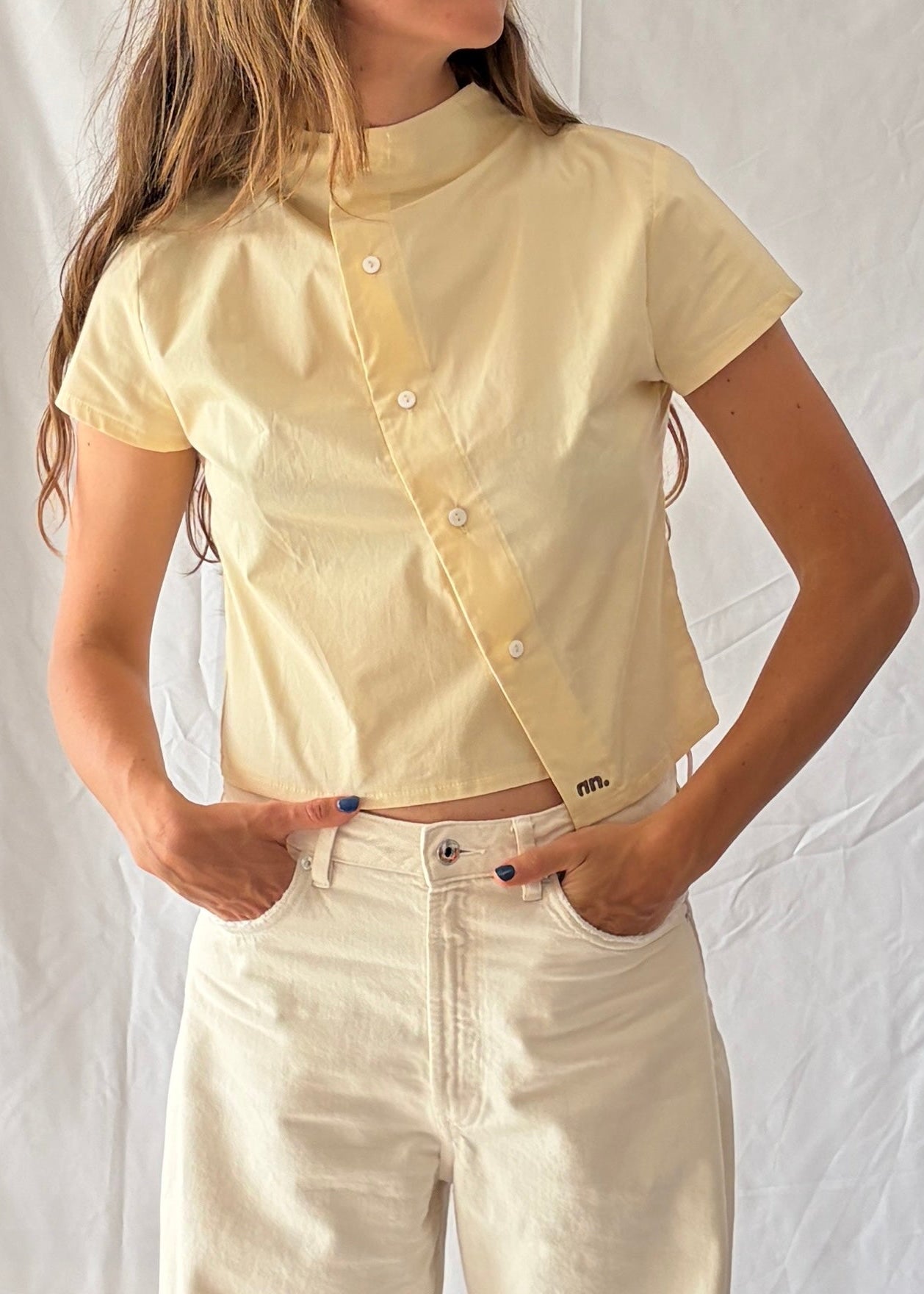 Blusa Sakura de manga corta