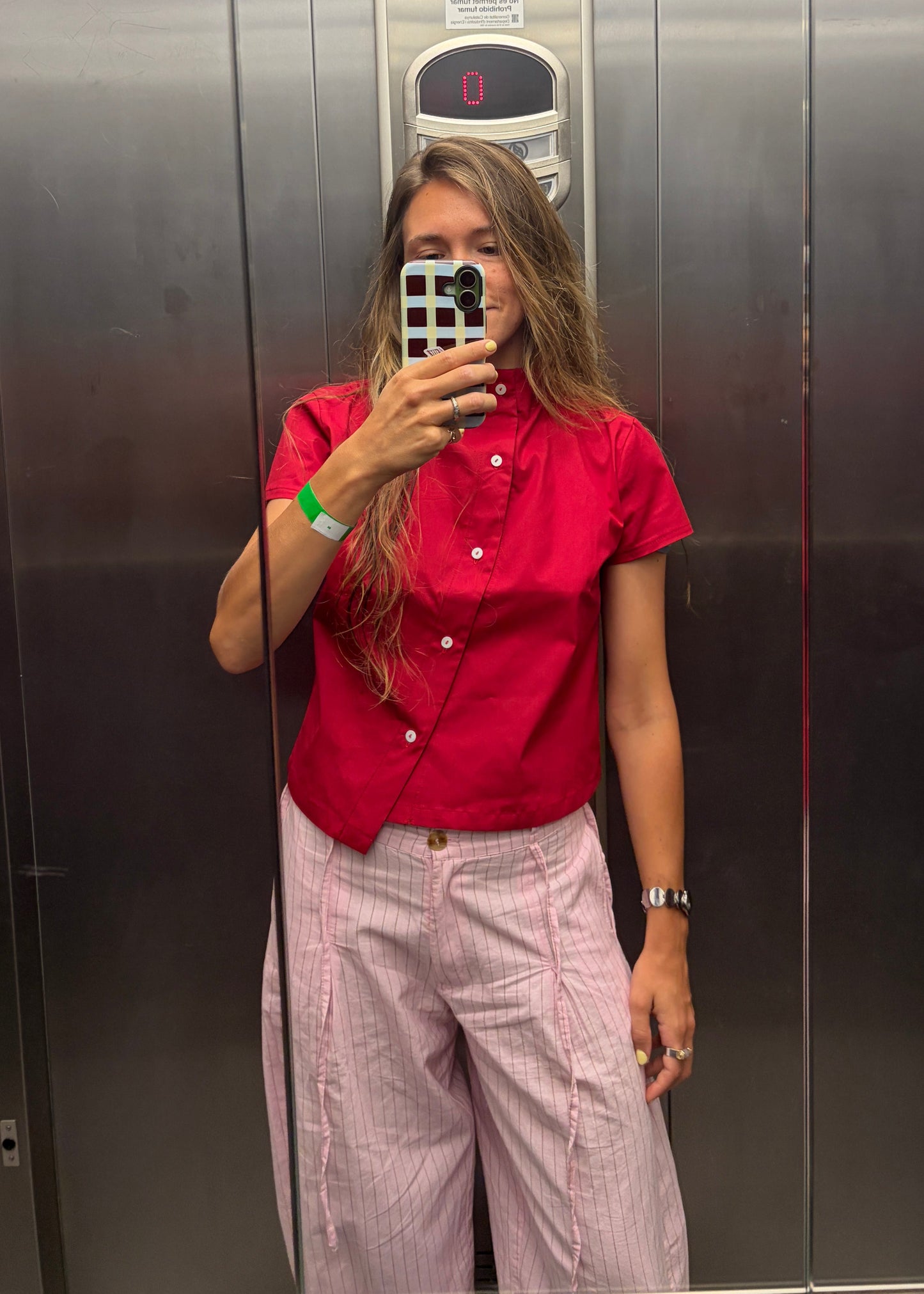 Blusa Sakura de manga corta