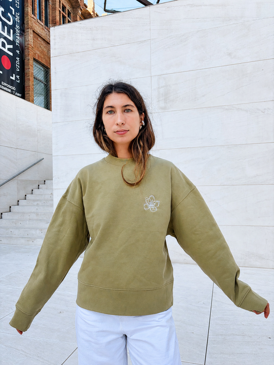 Sudadera Hibiscus Hawaiiana Unisex